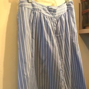 Who What Wear Skirts - Striped a-line midi skirt Who What Wear Skirts - Striped a-line midi skirt